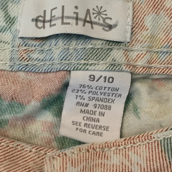 Delia floral skinny stretchy jeans size 9/10 - Picture 10 of 12